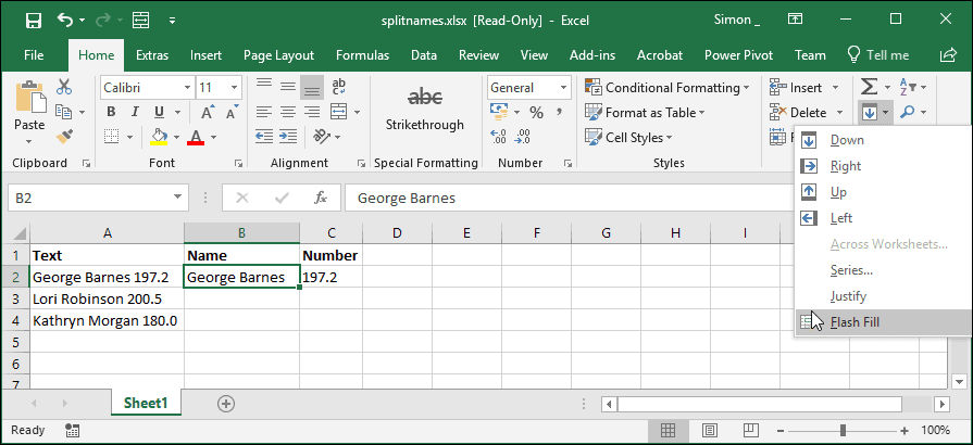 take a formula out of a colomn of cells on excel for the mac